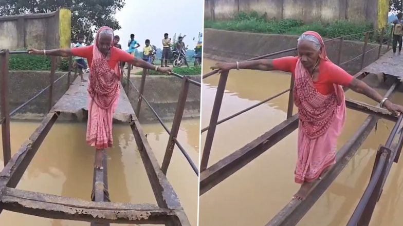 Terrifying Bridge Crossing: झारखंड के बोकारो में खतरनाक जर्जर पूल को पार करती दिखी बुजुर्ग महिला, वीडियो वायरल होने के बाद मरम्मत के आदेश