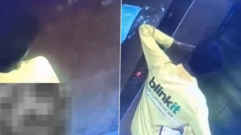 Virar Shocker: शर्मनाक! ब्लिंकिट डिलीवरी एजेंट ने लिफ्ट में की पेशाब, मुंबई से सटे विरार के सीडी गुरुदेव बिल्डिंग की घटना, CCTV में कैद हुआ युवक; VIDEO
