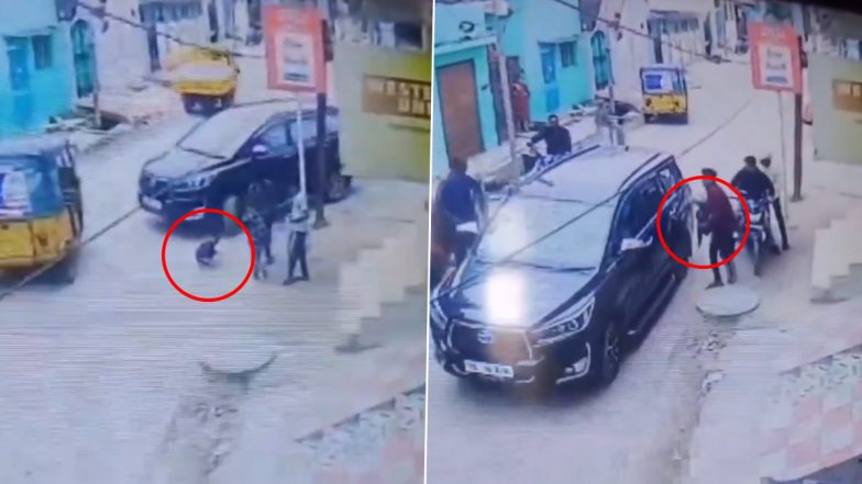 Nizamabad Hit and Run: तेलंगाना में सड़क पर खेलते समय एसयूवी की चपेट में आने से 4 वर्षीय बच्चे की मौत; पूरी घटना सीसीटीवी में कैद