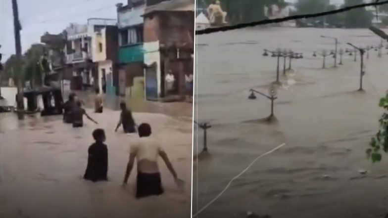 Heavy Rain in Madhya Pradesh: मध्य प्रदेश में भारी बारिश से हालात बेकाबू, चित्रकूट में बाढ़ जैसे हालात, कई इलाकें पानी में डूबे;VIDEO