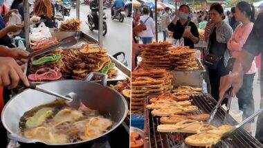 Fry Chappal: महिला ने सड़क किनारे फास्ट-फूड स्टॉल पर तली 'चप्पलें', वीडियो देख लोग हुए लोट पोट