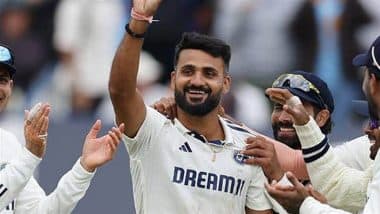 Will Akash Deep Play in IND vs ENG 4th Test 2025: क्या चौथे टेस्ट में खेलेंगे आकाश दीप? जानें ओल्ड ट्रैफर्ड में एंडरसन-तेंदुलकर ट्रॉफी मैच में तेज़ गेंदबाज़ के खेलने की संभावनाएं Will Akash Deep Play in IND vs ENG 4th Test 2025: क्या चौथे टेस्ट में खेलेंगे आकाश दीप? जानें ओल्ड ट्रैफर्ड में एंडरसन-तेंदुलकर ट्रॉफी मैच में तेज़ गेंदबाज़ के खेलने की संभावनाएं