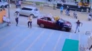 Sambhajinagar Road Accident: तेज रफ्तार कार का कहर! मंदिर की सीढ़ियों पर 5 से 6 लोगों को कुचला, 2 की मौत, छत्रपति संभाजीनगर का वीडियो आया सामने;VIDEO
