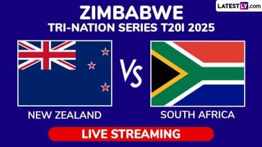 New Zealand vs South Africa Free Live Streaming: NZ बनाम SA क्रिकेट मैच का लाइव प्रसारण कैसे देखें? New Zealand vs South Africa Free Live Streaming: NZ बनाम SA क्रिकेट मैच का लाइव प्रसारण कैसे देखें?