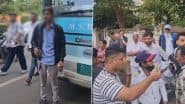 VIDEO: यात्रियों ने ड्राइवर को शराब पीते हुए रंगे हाथ पकड़ा, पुणे से ठाणे आ रही थी बस, लोग उतरे नीचे