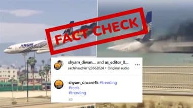 Fact Check: क्या नोएडा में कोई प्लेन क्रैश हो गया है? वायरल वीडियो निकला फेक, ग्राफिक्स से बनाया गया था सीन!
