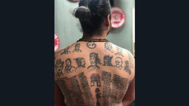 Tattoo Man India: कौन हैं Abhishek Gautam? जिन्होंने अपने पीठ पर गुदवाए 636 शहीदों और 11 महापुरुषों के टैटू Tattoo Man India: कौन हैं Abhishek Gautam? जिन्होंने अपने पीठ पर गुदवाए 636 शहीदों और 11 महापुरुषों के टैटू