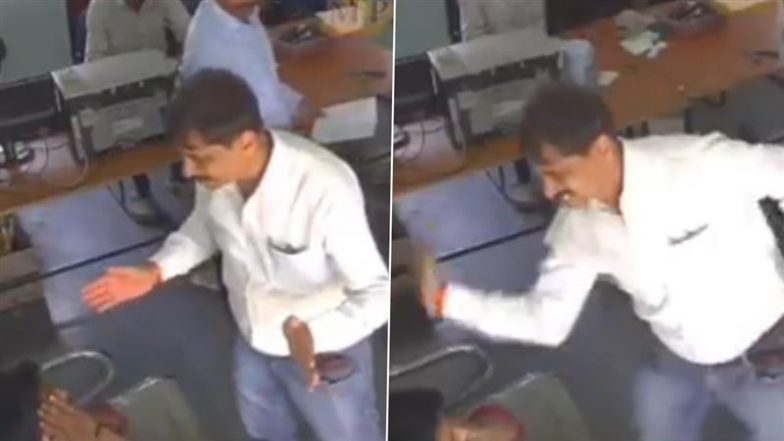 Bhind (MP): बीएससी की परीक्षा में हो रही थी सामूहिक नकल! नजारा देख भड़क गए कलेक्टर साहब, छात्र को जडे कई थप्पड़ (Watch Video)
