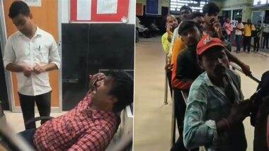Viral Video: कर्नाटक के यादगीर रेलवे स्टेशन पर टिकट क्लर्क फोन में व्यस्त, लंबी कतार की अनदेखी पर रेलवे ने दी सफाई