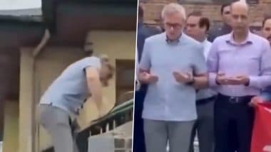 CM Omar Abdullah: शहीद दिवस पर कश्मीरियों को श्रद्धांजलि देने पहुंचे उमर अब्दुल्ला को रोका, विरोध के बाद कब्रिस्तान की दीवार फांदकर स्मारक पहुंचे;VIDEO