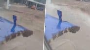 Bees Attack on Flight: सूरत एयरपोर्ट पर इंडिगो की फ्लाइट में मधुमक्खियों का हमला, यात्रियों में दहशत, हटाने के लिए डाला गया पानी;VIDEO
