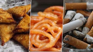 Samosa Jalebi Warning: क्या सच में 'समोसा और जलेबी' सिगरेट जितने खतरनाक हैं? सरकार लगाने जा रही है वॉर्निंग बोर्ड, मिल सकेगी तेल-चीनी की जानकारी Samosa Jalebi Warning: क्या सच में 'समोसा और जलेबी' सिगरेट जितने खतरनाक हैं? सरकार लगाने जा रही है वॉर्निंग बोर्ड, मिल सकेगी तेल-चीनी की जानकारी