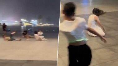 Typhoon Wipha In China: दक्षिण चीन में टाइफून विफा के बीच तेज़ हवाओं में उड़ते और गिरते दिखे लोग, देखें दिल दहला देने वाला वीडियो