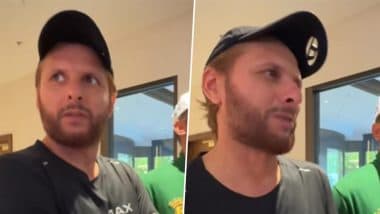 Shahid Afridi Reacts On INDC VS PAKC WCL 2025 Match: भारत बनाम पाकिस्तान वर्ल्ड चैंपियनशिप ऑफ लीजेंड्स मैच रद्द हो के बाद शाहिद अफरीदी ने तोड़ी चुप्पी, जानें क्या कहा? देखें वीडियो
