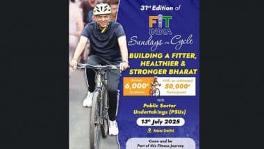 'Fit India Sunday on Cycle' Campaign: मनसुख मांडविया ने 'फिट इंडिया संडे ऑन साइकिल' अभियान को आगे बढ़ाने की अपील की