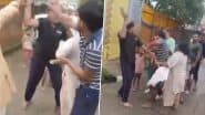 ग्रेटर नोएडा में बीजेपी नेता अतीक पठान ने महिला और उसके बेटे को चप्पल और डंडे से पीटा, वीडियो वायरल होने के बाद गिरफ्तार