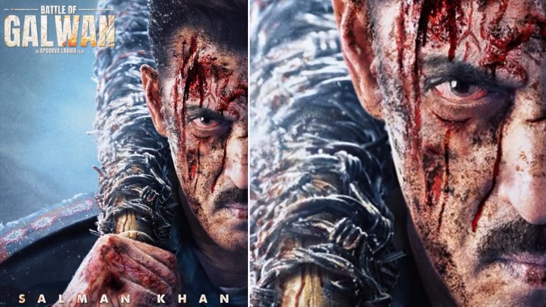 Battle of Galwan First Look: सलमान खान के इंटेंस पोस्टर ने बढ़ाया दर्शकों का उत्साह, फैंस बोले 'भाई बॉक्स ऑफिस पर फिर कब्जा करने आ रहे हैं'