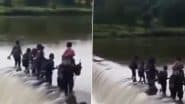 VIDEO: स्कूल जाने के लिए जान जोखिम में डालने के लिए मजबूर छात्र, उफनती नदी पार करते हुए दिखे बच्चे, महाराष्ट्र के पालघर जिले का वीडियो आया सामने