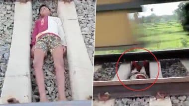 Viral Video: ओडिशा में इंस्टाग्राम रील्स के लिए नाबालिग लड़के ने रेलवे ट्रैक पर लेट कर किया खौफनाक स्टंट, ट्रेन ऊपर से गुजरी Viral Video: ओडिशा में इंस्टाग्राम रील्स के लिए नाबालिग लड़के ने रेलवे ट्रैक पर लेट कर किया खौफनाक स्टंट, ट्रेन ऊपर से गुजरी