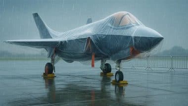 ब्रिटेन के F-35 फाइटर जेट को कंडोम जैसे कवर में लपेटा! केरल सरकार का अनोखा कैंपेन, एड्स और यौन संक्रमित रोगों से बचाव का दिया संदेश ब्रिटेन के F-35 फाइटर जेट को कंडोम जैसे कवर में लपेटा! केरल सरकार का अनोखा कैंपेन, एड्स और यौन संक्रमित रोगों से बचाव का दिया संदेश