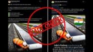 FACT CHECK: रेलवे ट्रैक पर सोलर पैनल लगा रही भारत सरकार? सोशल मीडिया पर वायरल दावा निकला फर्जी, जानें सच्चाई