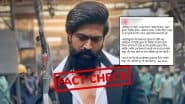 Fact Check: क्या सच में KGF स्टार यश ने छोड़ी रामायण फिल्म, सोशल मीडिया पर रावण का रोल न करने के दावे में है कितनी सच्चाई