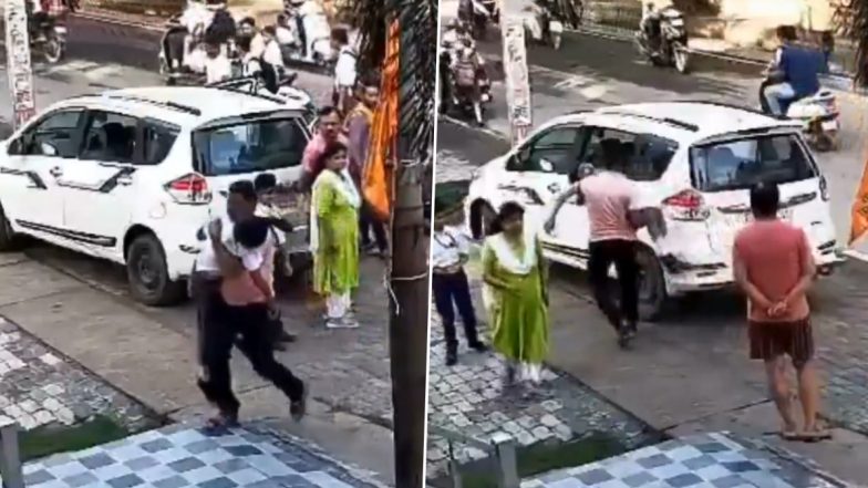 Death by Silent Attack: बाराबंकी में 12 साल के बच्चे को आया साइलेंट अटैक, कार से निकलते ही गिरा नीचे, बाराबंकी का वीडियो आया सामने;VIDEO