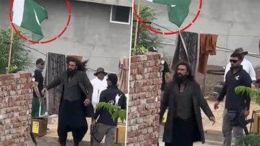 Dhurandhar Set Video Leak: रणवीर सिंह की फिल्म 'धुरंधर' के सेट से वीडियो वायरल, पाकिस्तान झंडे को देखकर कंफ्यूज हुए लोग (Watch Video)
