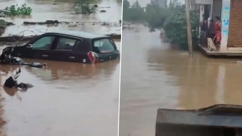 Madhya Pradesh Heavy Rain: मध्य प्रदेश में मानसून का कहर! श्योपुर में लगातार बारिश के कारण कई वाहन हुए जलमग्न, कई इलाके पानी में डूबे;VIDEO