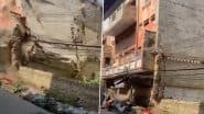 VIDEO: श्रीगंगानगर में भरभराते हुए गिरी 4 मंजिल की जर्जर इमारत, घर के लोग पहले ही निकल चुके थे बाहर, घटना का वीडियो आया सामने