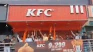 VIDEO: सावन में नॉनवेज बेचने पर गाजियाबाद के KFC और नज़ीर रेस्तरां में हंगामा, हिंदू संगठन ने मचाया बवाल; तमाशबीन बनी पुलिस