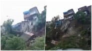 Mumbai Rain: मुंबई में भारी बारिश का कहर! टेकरी पर बने कई मकान और दीवारें कुछ ही सेकंड में ध्वस्त, देखें VIDEO