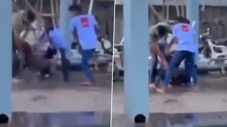 Pitbull Attack in Pune: पेट्रोल पंप पर पिटबुल ने किया शख्स पर जानलेवा हमला, पीड़ित हुआ घायल, पुणे के कोंढवा का वीडियो आया सामने;VIDEO