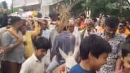 VIDEO: बारिश के लिए मध्य प्रदेश में किया गया अनोखा टोटका! जिंदा युवक की निकाली शव यात्रा, गधे पर उल्टा बिठाकर पुरे गांव में घुमाया, धार जिले का वीडियो आया सामने