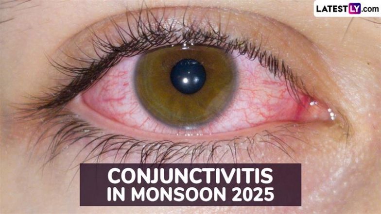 Conjunctivitis in Monsoon 2025: मानसून में आंखों में लाली या गुलाबीपन! कंजंक्टिवाइटिस हो सकता है! जानें क्या हैं इसके लक्षण और प्राथमिक उपचार!
