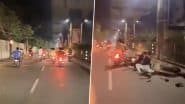 Uttar Pradesh: लखनऊ में बिना हेलमेट के स्टंट कर रहे बाइकर्स के हंगामें के बाद कई घायल, देखें वायरल वीडियो