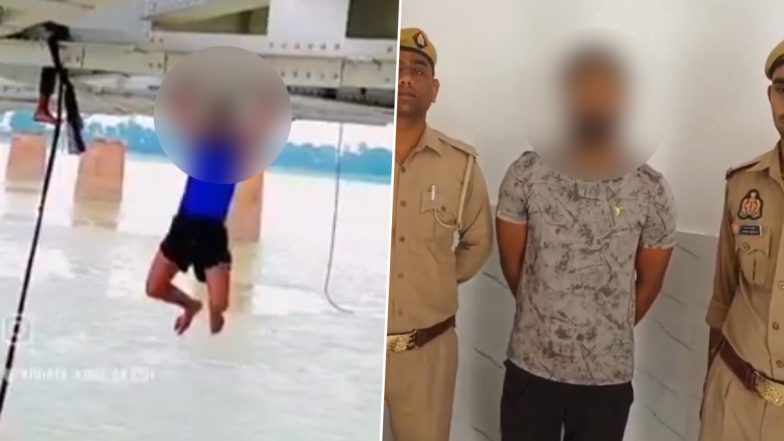 Deadly Stunt in Badaun: बदायूं में जानलेवा स्टंट! गंगा पुल पर लटककर युवक ने बनाई रील, नदी में लगाई छलांग, पुलिस ने किया गिरफ्तार;VIDEO