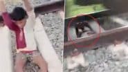 Odisha Railway Track Stunt Video: रेल की पटरियों पर लेट गया नाबालिग, ऊपर से गुजर गई ट्रेन; रील बनाने का खौफनाक स्टंट वायरल