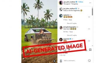 Elon Musk की कंपनी Tesla का साइबरट्रक खेतों में हल चलाता हुआ दिखा, केरल का बताया जा रहा VIDEO? जानें वायरल दावे का असली सच Elon Musk की कंपनी Tesla का साइबरट्रक खेतों में हल चलाता हुआ दिखा, केरल का बताया जा रहा VIDEO? जानें वायरल दावे का असली सच