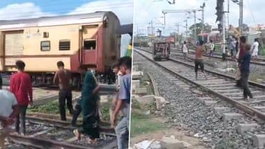 VIDEO: गजब है! शराब के नशे में ऑटो रिक्शा चालक ने रेलवे ट्रैक पर ही दौड़ा दी गाड़ी, लोगों की खतरे में डाल दी जान, बिहार के सीतामढ़ी का वीडियो आया सामने