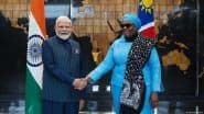 पीएम मोदी की नामीबिया यात्रा के दौरान चार समझौतों पर हस्ताक्षर हुए