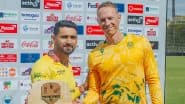 ZIM vs SA, Tri-Nation Series 1st T20I 2025 Live Streaming: जिम्बाब्वे टी20I ट्राई सीरीज़ के पहले टी20 मैच में जिम्बाब्वे से भिड़ेगी दक्षिण अफ्रीका क्रिकेट टीम, जानें भारत में कब, कहां और कैसे देखें लाइव प्रसारण