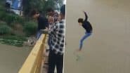 Viral Video: युवकों का जानलेवा स्टंट! उफनती नदी में ब्रिज से लगा रहे है छलांग, कानपुर का वीडियो आया सामने