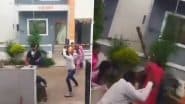VIDEO: छेड़छाड़ का विरोध करना पिता को पड़ा भारी! युवकों ने डंडे से जमकर पीटा, बेटियां लगाती रही छोड़ देने की गुहार, महाराष्ट्र के जालना का वीडियो आया सामने