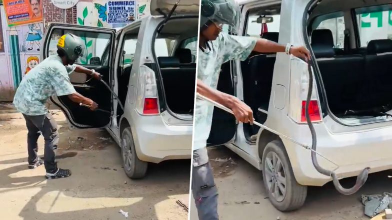 Gwalior: कार में घुसा जहरीला सांप, गाड़ी में सवार लोगों की डर के मारे अटकी सांसें, आखिरकार किया गया रेस्क्यू, ग्वालियर का VIDEO आया सामने