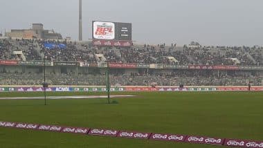 PAK vs BAN 2025, Dhaka Weather Report: पाकिस्तान बनाम बांग्लादेश पहले टी20 मैच का मजा बिगड़ेगी बारिश? जानिए कैसा रहेगा ढाका के शेर-ए-बांग्ला स्टेडियम में मौसम का मिजाज PAK vs BAN 2025, Dhaka Weather Report: पाकिस्तान बनाम बांग्लादेश पहले टी20 मैच का मजा बिगड़ेगी बारिश? जानिए कैसा रहेगा ढाका के शेर-ए-बांग्ला स्टेडियम में मौसम का मिजाज