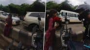 Viral Video: सड़क के बीच डिवाइडर पर बैठकर रो रही थी फूल बेचने वाली बच्ची, बाइक रोककर शख्स ने किया कुछ ऐसा कि…