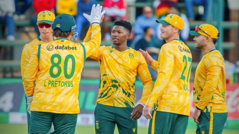 ZIM vs SA, Tri-Nation Series 1st T20I 2025 Live Scorecard: जिम्बाब्वे ने साउथ अफ्रीका को दिया 142 रनों का लक्ष्य, सिकंदर रज़ा ने ठोका अर्धशतक, यहां देखें पहली पारी का स्कोरकार्ड