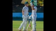 ZIM vs SA 2nd Test 2025 Day 2 Live Scorecard, Lunch: वियान मुल्डर की ऐतिहासिक तिहरी सेंचुरी से दहला बुलावायो, दक्षिण अफ्रीका ने लंच ब्रेक तक 5 खोकर बनाए 626 रन, ज़िम्बाब्वे पर संकट गहराया