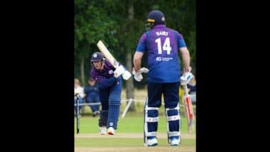 SCO vs NED ICC Men's T20 WC Europe Qualifier 2025 Scorecard: स्कॉटलैंड ने नीदरलैंड को 6 रन से हराया, ओली हेयर्स और क्रिस ग्रीव्स रहे जीत के हीरो; यहां देखें मैच का स्कोरकार्ड